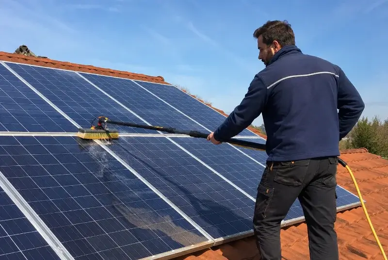 Nettoyage et entretien de panneaux solaires à Carnoules