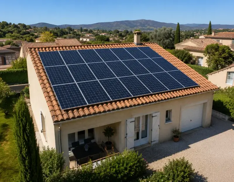 Prime à l'autoconsommation panneaux solaires Carnoules — aide financière de l'État